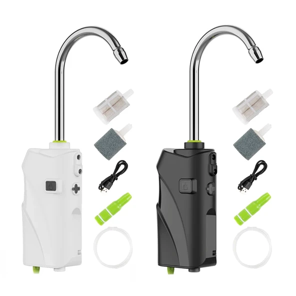 3'ü 1 Arada Taşınabilir Balıkçılık Ekipmanı - Beyaz - 2600mAh - Otomatik Indüksiyon LED Işık - 2
