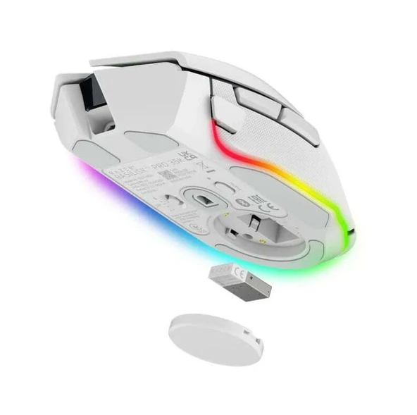 Razer Basilisk V3Pro 35k DPI Kablosuz Mouse Beyaz (RZ01-05240200-R3G1) - 4
