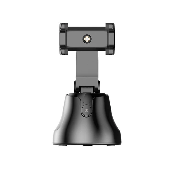 Akıllı Yüz Takipli 360 Derece Dönüşlü Telefon Gimbal Selfie Çubuğu - Siyah