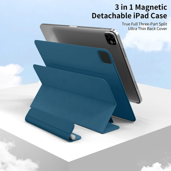 iPad Pro 7 13 2024 Siyah Koruyucu Kılıf - 5