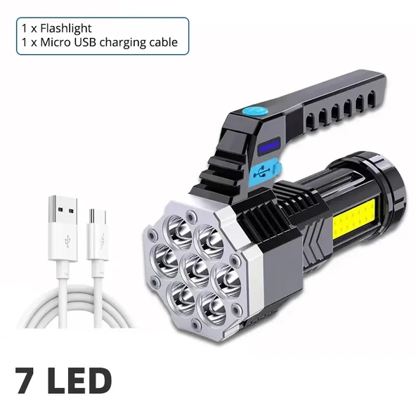 Şarjlı LED Kamp Feneri - 828 7LED