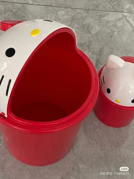 Sanrio Hello Kitty Kawaii Çöp Kutusu - Renk A - 8 Litre - 12