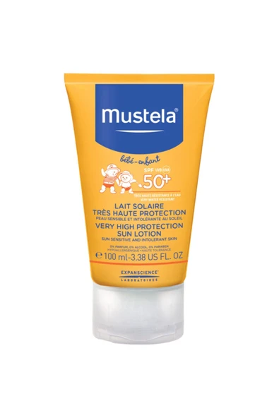 Mustela Very High Protection Sun Lotion Spf50 100 Ml