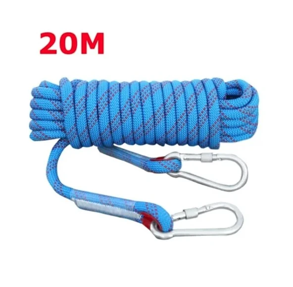 10mm Statik Dağcılık İpi - 20M