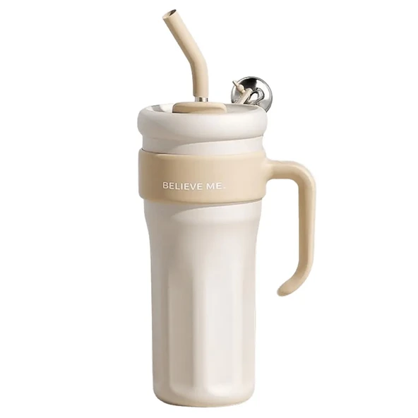 1.25L Izolasyonlu Su Şişesi - Bej