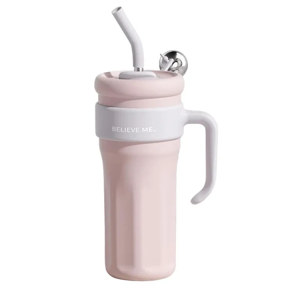 1.25L Izolasyonlu Su Şişesi - Açık Pembe