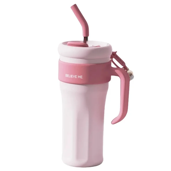 1.25L Izolasyonlu Su Şişesi - Pembe