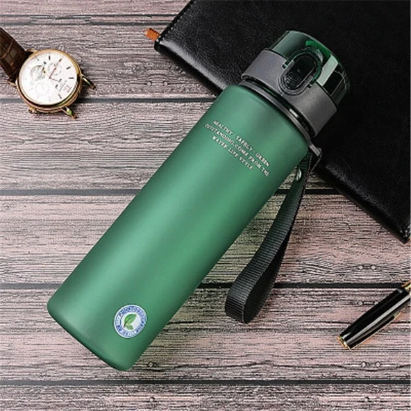 Sızdırmaz Spor Şişesi - Yeşil - 560ml