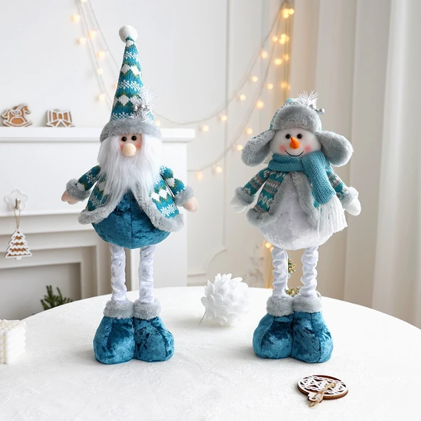 Geri Çekilebilir Ren Geyiği Süslemesi - 50cm - 4