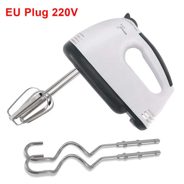 Elektrikli El Mikseri - 7 Hız - Mutfak Hamur Karıştırıcı - EU Priz 220V