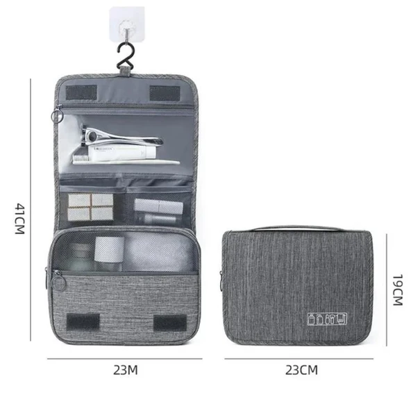 Su Geçirmez Seyahat Organizer Çantası - Mavi - 7