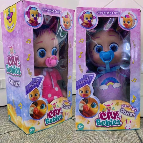 Ağlayan Bebek Müzik Oyuncağı - Tekboynuz Bebek Pembe - 4