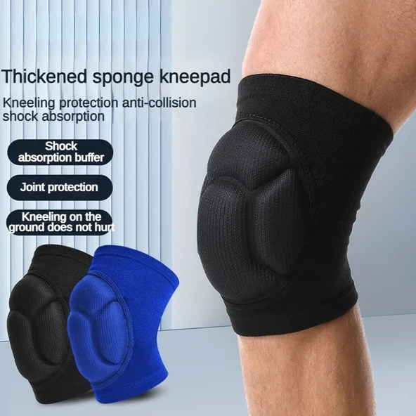 Spor Kalınlaştırma Dizlikleri - Mavi - M (40-65KG) - 2