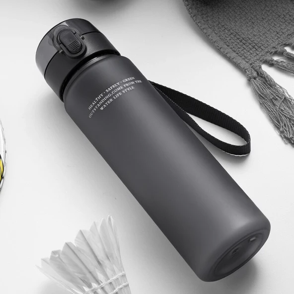 Sızdırmaz Spor Şişesi - Kırmızı - 560ml - 3