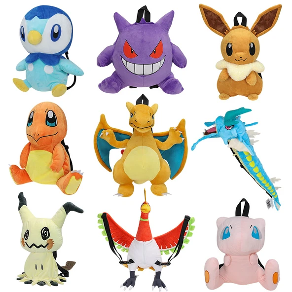 Pokemon Peluş Oyuncak Sırt Çantası - Renk 8 - 2