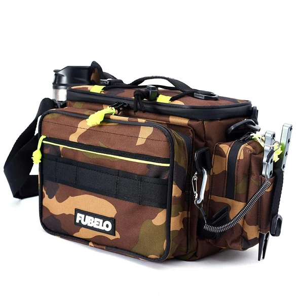 Fubelo Sider Balıkçı Çantası - Kahve - 5