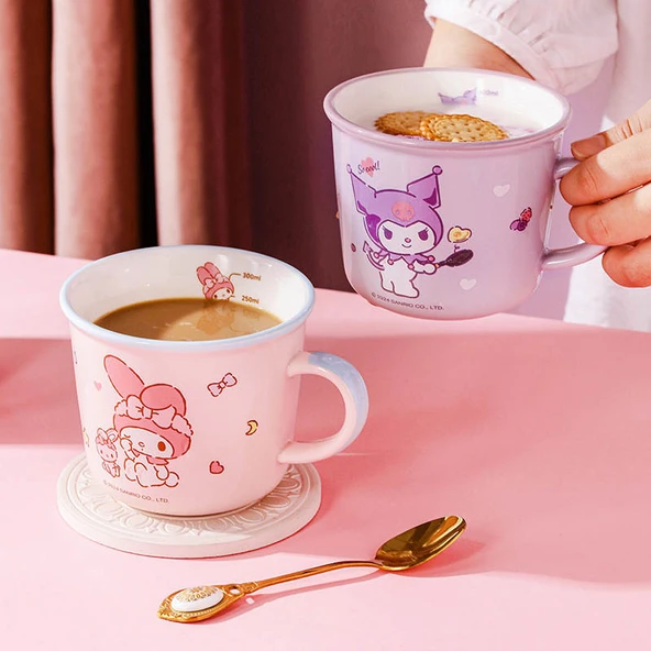 Seramik Kupa - Kuromi - 340ml - 5