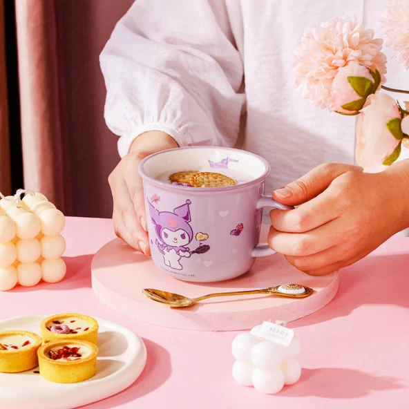 Seramik Kupa - Hello Kitty - 340ml - 6cm Genişlik - 4