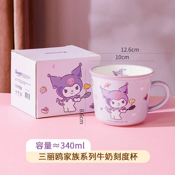 Seramik Kupa - Kuromi - 340ml