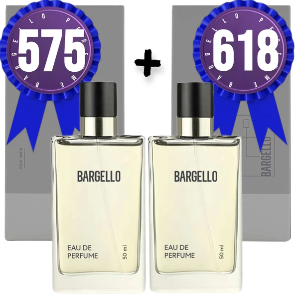 Bargello Parfüm 575 Erkek Woody 50 ML + 618 Erkek Oriental 50 ML EDP