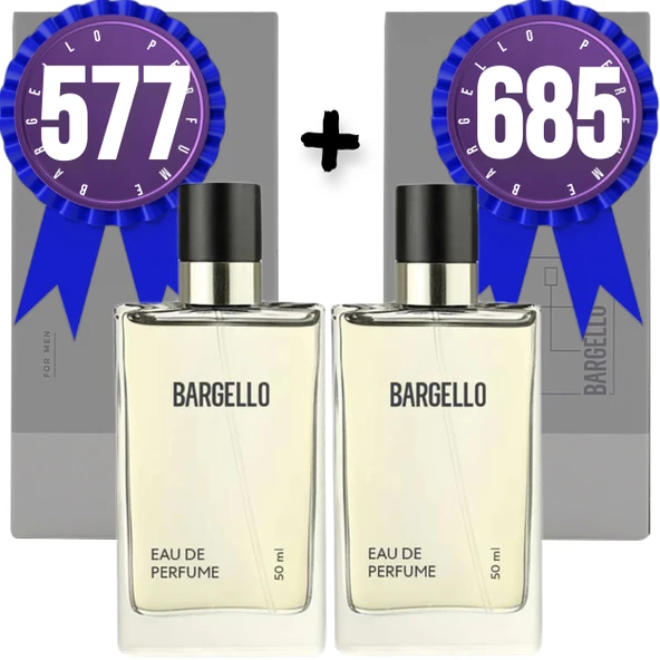 Bargello Parfüm 577 Erkek Oriental 50 ML + 685 Erkek Fresh 50 ML EDP