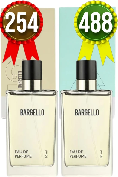 Bargello 254 Floral Kadın Parfüm + 488 Oriental Unisex Parfüm 50 ml EDP