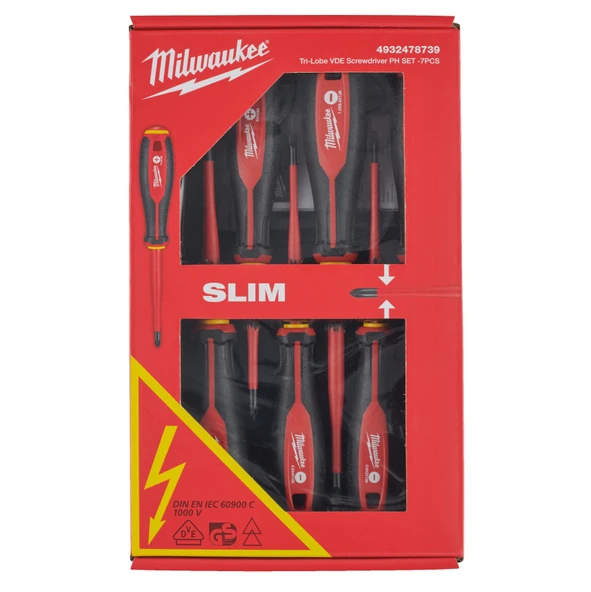Milwaukee Tri-Lobe Tornavida Set 7 Parça 4932478739