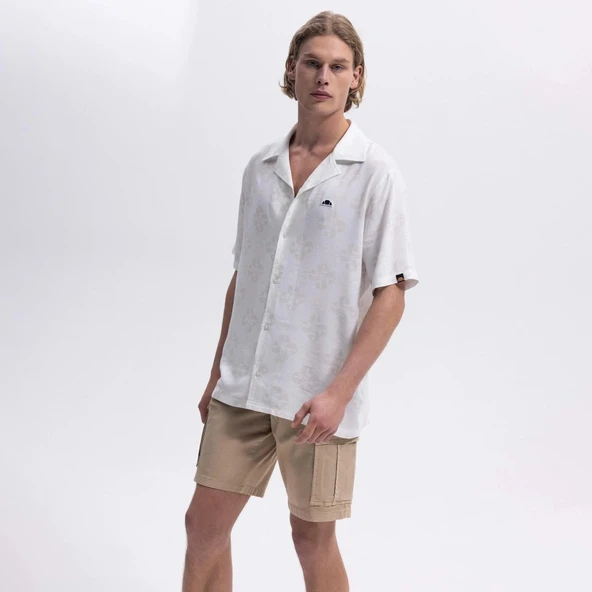 Ellesse Erkek Kırık Beyaz Gömlek EM472-OF - 4