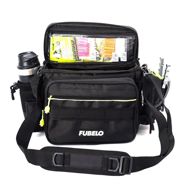 Fubelo Sider Balıkçı Çantası - Siyah - Resim 3
