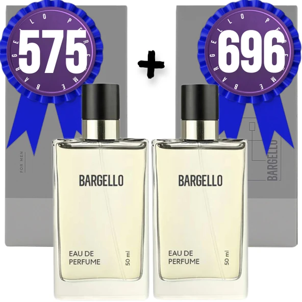 Bargello Parfüm 575 Erkek Woody 50 ML + 696 Erkek Oriental 50 ML EDP