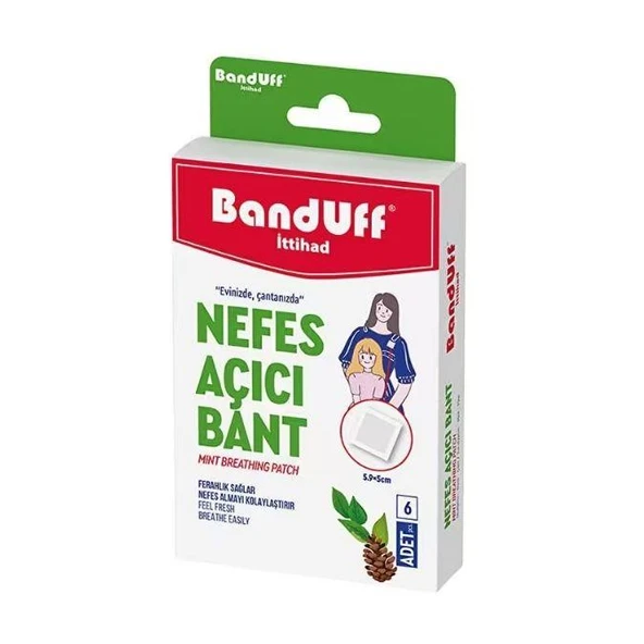 Banduff Nefes Açıcı Bant 6 lı