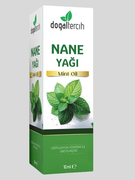 Doğaltercih %100 Saf Katkısız Nane Uçucu Yağı (Peppermint Oil) 10 ml, Damlalıklı Şişede Seyreltilmemiş Nane Yağı - 3