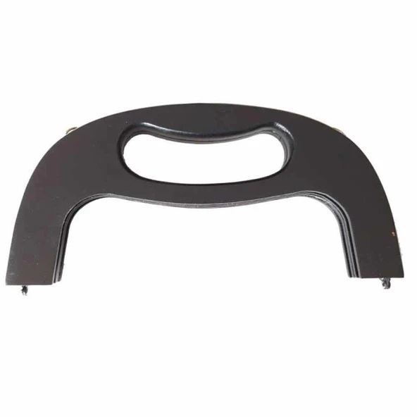 Ahşap Mıknatıslı Çanta Bursu OR18 Siyah