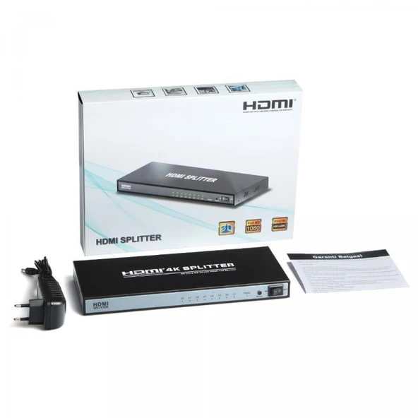 Dark DK-HD-SP8X1 Full HD 1 Giriş 8 Çıkışlı HDMI Splitter (Sinyal Çoğaltıcı) - 4