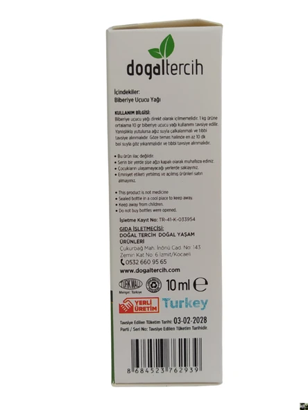 Doğaltercih Biberiye Uçucu Yağı 10 ml Katkısız %100 Saf Ve Doğal (Rosemary Oil) - 5