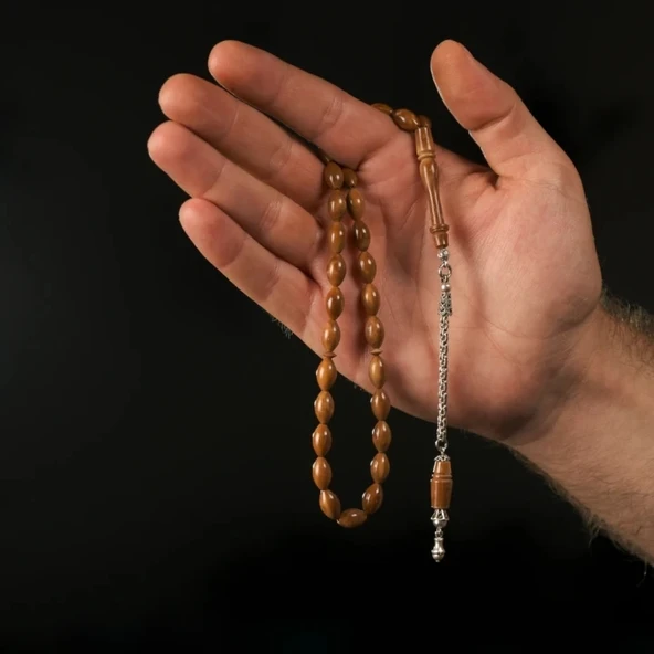 925 Ayar Gümüş Püsküllü Kuka Tesbih - 2