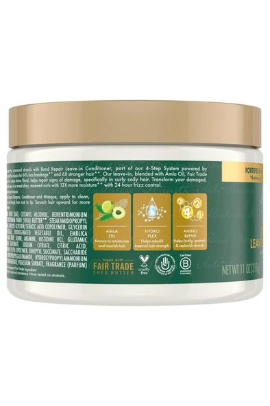 Shea Moisture Bond Repair Durulanmayan Saç Kremi 311GR - Resim 2