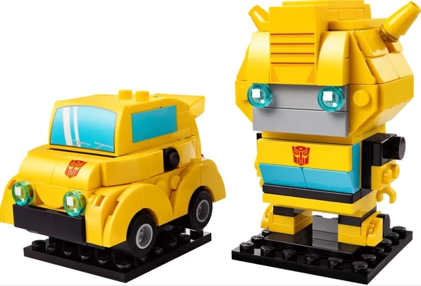 Lego Brickheadz Transformers Bumblebee Robot & Vehicle 40804 - Resim 2