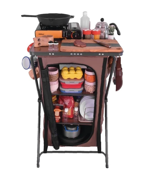 Campout Tek Kapılı Kamp Mutfağı - 8