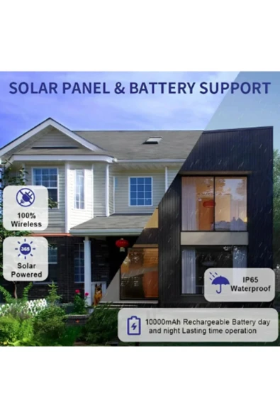 O-KAM 3030 4G SİM KARTLI Solar 6MP PTZ Dual LENS IP KAMERA - 3