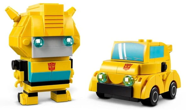 Lego Brickheadz Transformers Bumblebee Robot & Vehicle 40804 - Resim 3