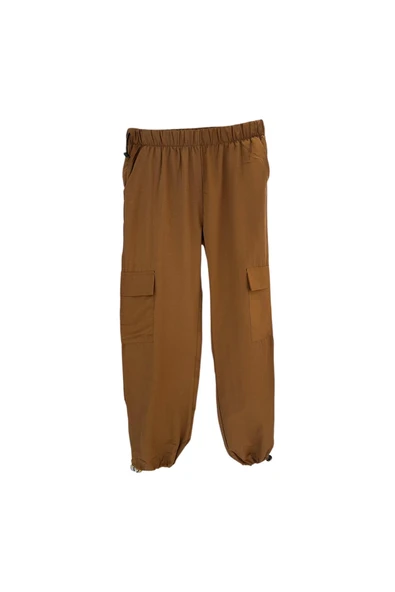8011 BELİ VE PAÇASI LASTİKLİ CEPLİ PARAŞÜT PANTOLON - 3