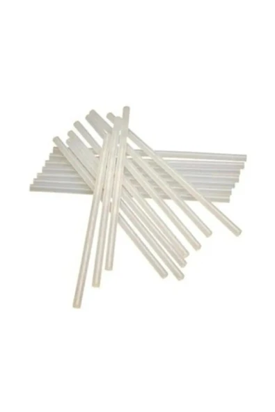 10 Adet Sıcak Kalın Mum Silikon 11.2 mm Boy 15 Cm