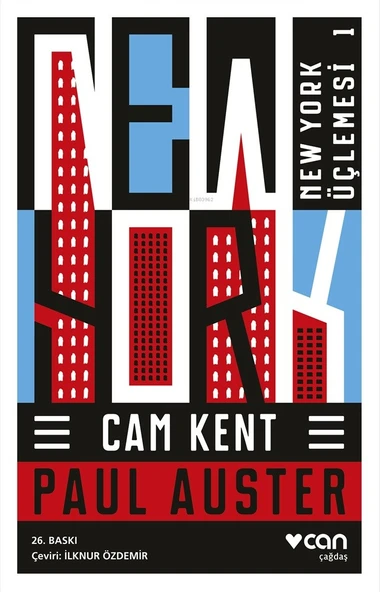 Cam Kent - New York Üçlemesi 1Paul Auster CAN YAYINLARI (TEMİZ İKİNCİ EL