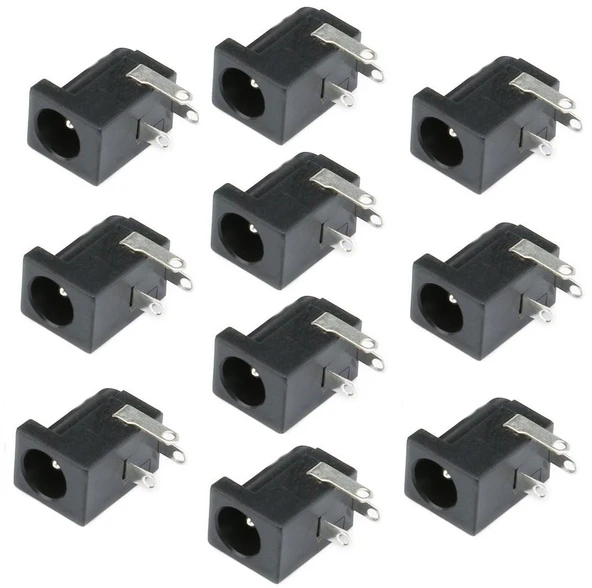 Arduino Power Güç Giriş Konnektörü PCB Şase Tip (2.1mm) - 10 Adet ürün görseli