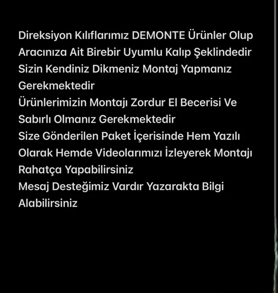 BMW F30 M SPORT KASA ARACA ÖZGÜ DİKMELİ DİREKSİYON KILIFI - 8