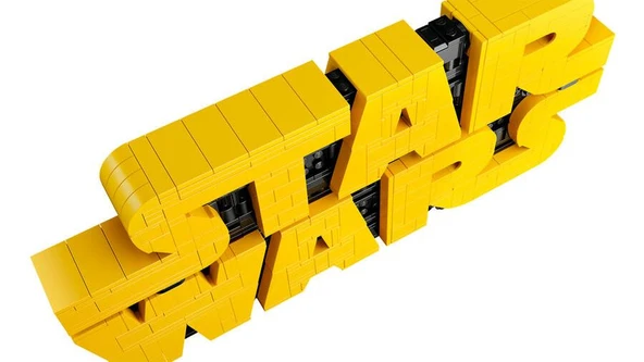 Lego Star Wars Parçalarla Yapılan Star Wars Logosu 75407 - 3