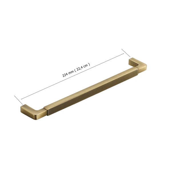 Doğanlar Z.320 Dolap Mobilya Kulp Olifka Antik Sarı 224 mm - 2