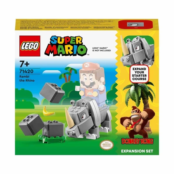 LEGO® Super Mario Gergedan Rambi Ek Macera Seti 71420 - 3