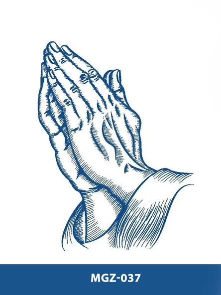 MGZ-037 DUA EDEN EL DESEN ORTA BOY YARI KALICI DÖVME-TATTO